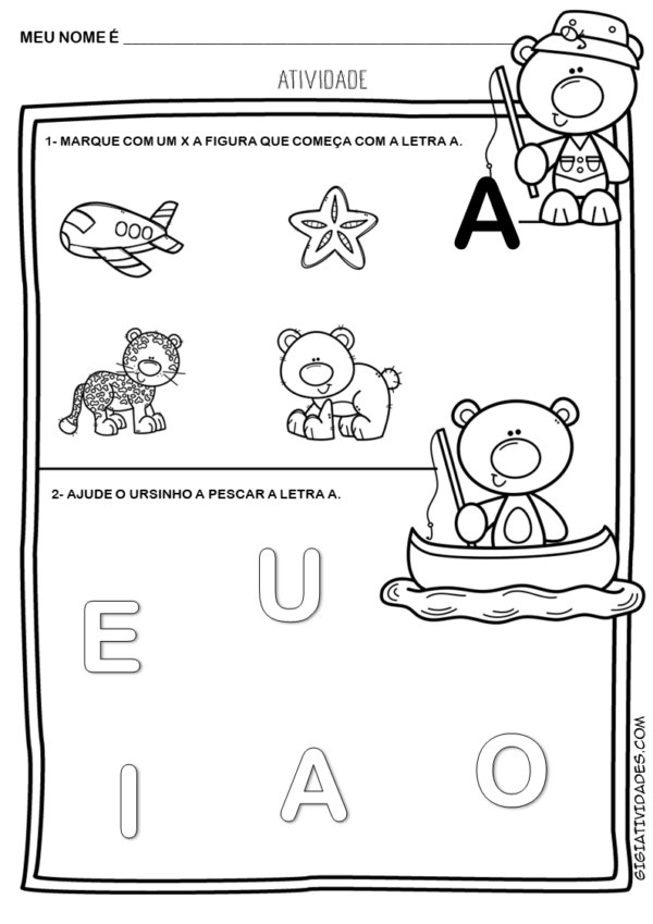 Caderno de Atividades Pescando Letras - Imagem 3