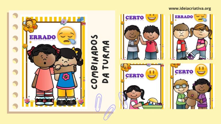 Regras e Combinados Educação Infantil GRÁTIS