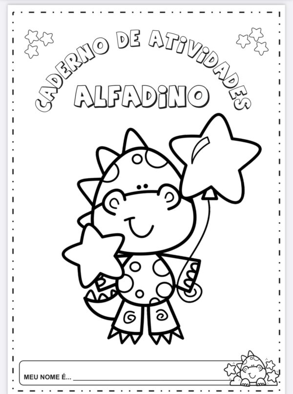 Caderno de Atividades Alfadino - Imagem 2