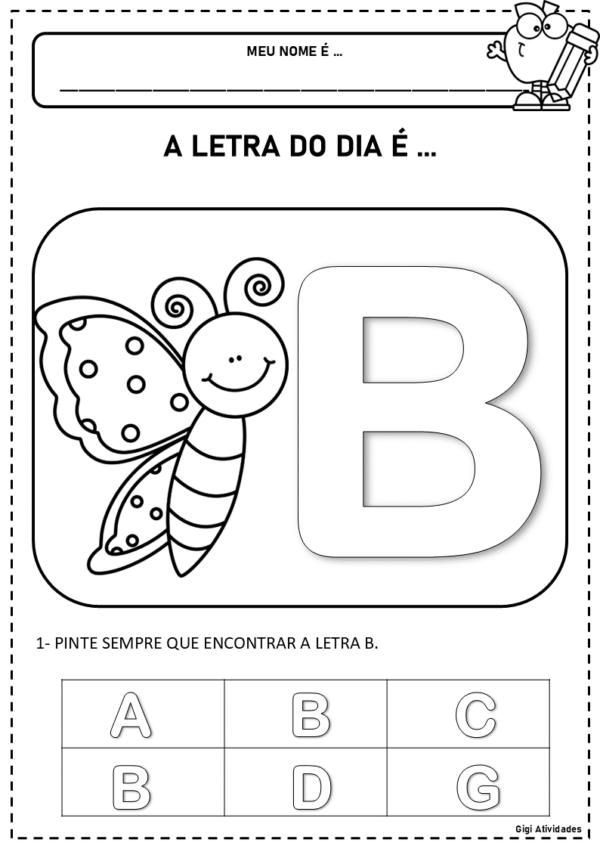 Atividades Letras do Alfabeto Educação Infantil - Imagem 6