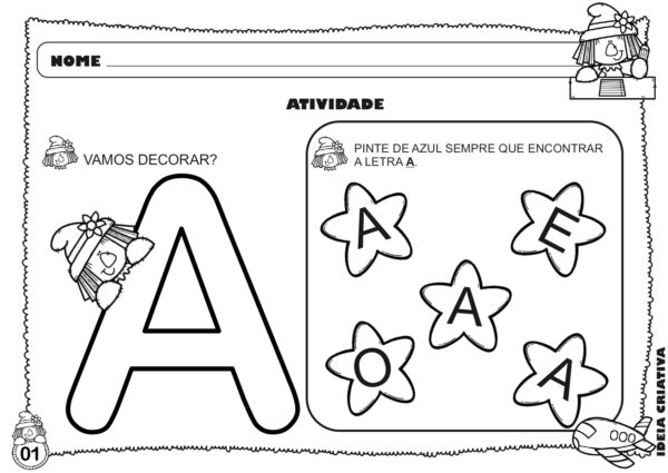 Caderno de Atividades Letras Espantalho Feliz - Imagem 2