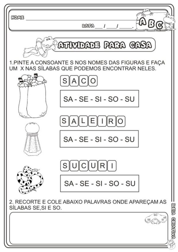 Caderno Linguagem 2º Semestre Jardim da Fantasia - Imagem 7