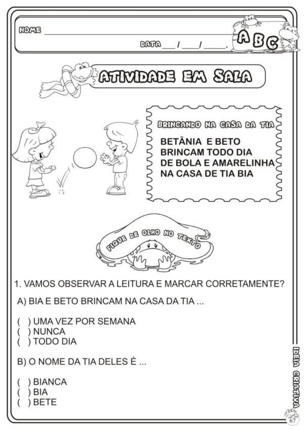 Caderno Linguagem 1º Semestre Jardim da Fantasia - Imagem 7