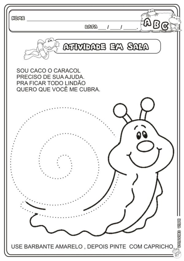Caderno Linguagem 1º Semestre Jardim da Fantasia - Imagem 3