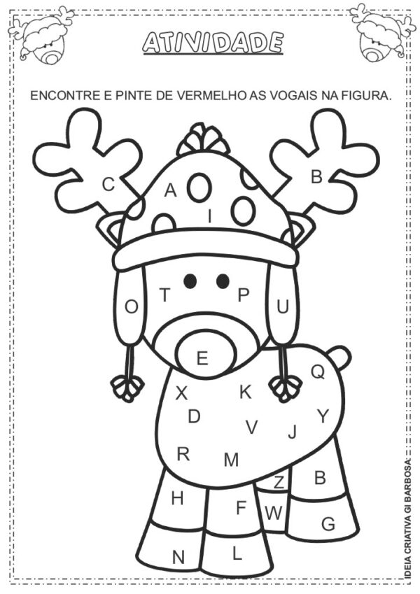 Caderno de Atividades Natal Reninha Lili - Imagem 2