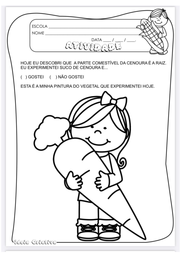 Caderno Atividades alimentação saudável - Imagem 3