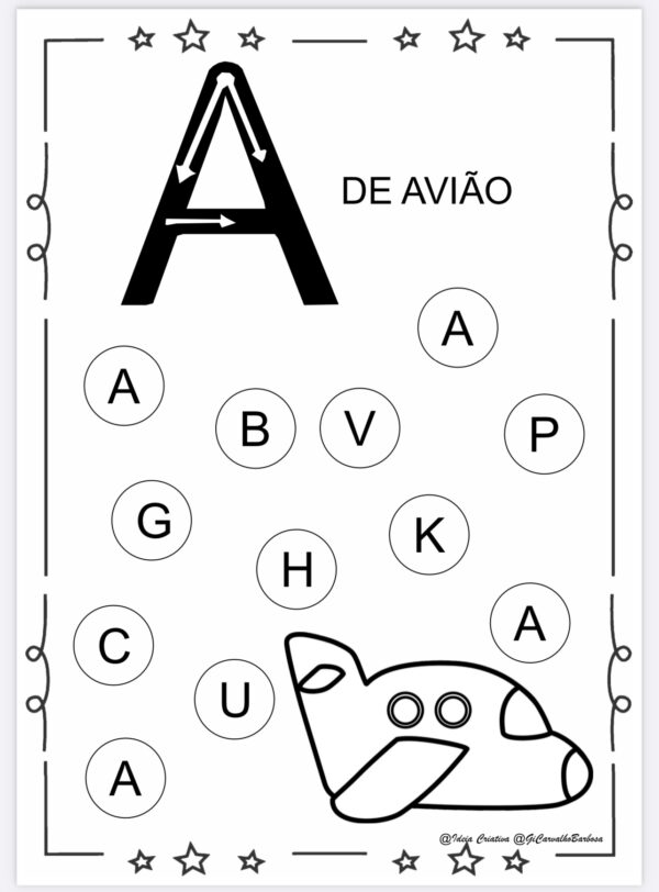 Caderno de atividades colorindo o alfabeto - Imagem 2