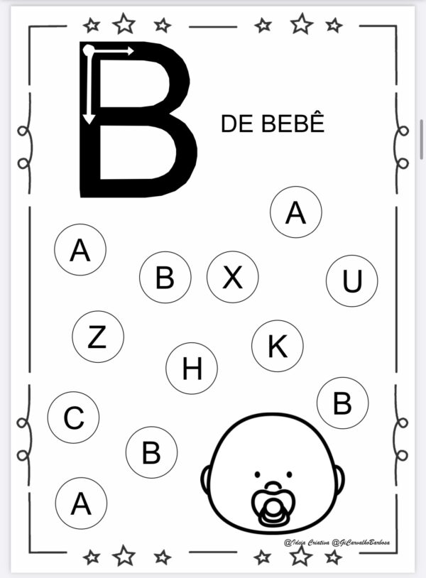 Caderno de atividades colorindo o alfabeto - Imagem 3