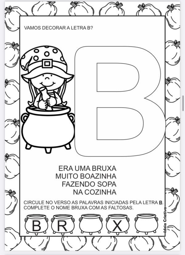 Atividades Halloween Bruxa Boazinha - Imagem 4