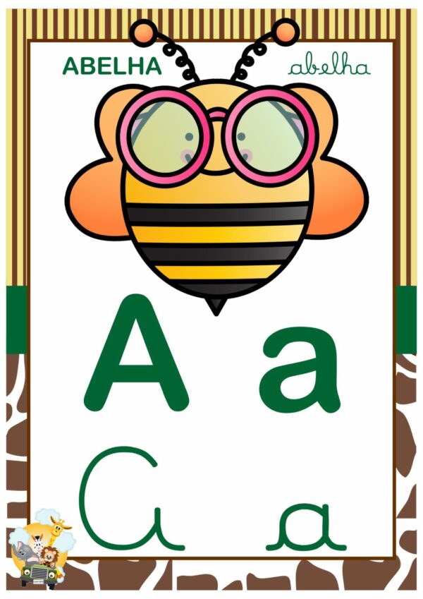 Alfabeto ilustrado Safari - Imagem 3