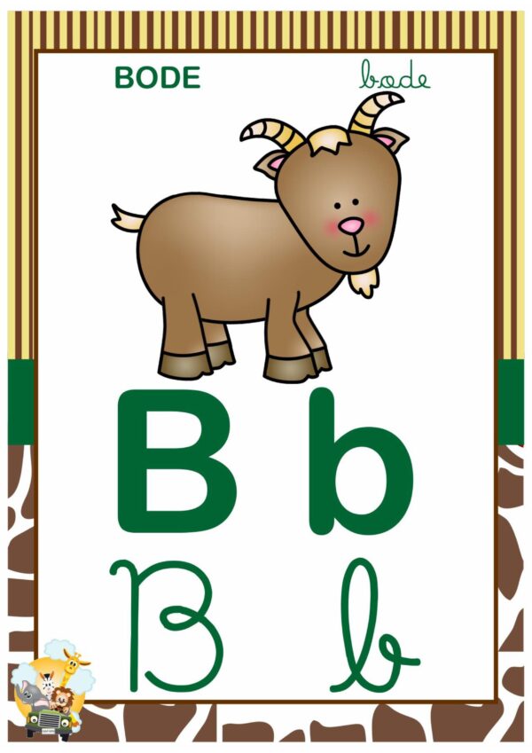 Alfabeto ilustrado Safari - Imagem 4