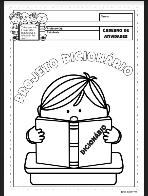 Caderno de Atividades Dicionário - Imagem 2