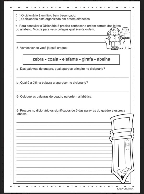 Caderno de Atividades Dicionário - Imagem 5