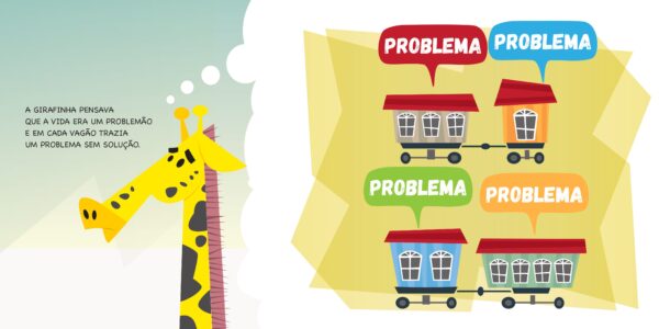 Livro Infantil A girafa Problemática - Imagem 3
