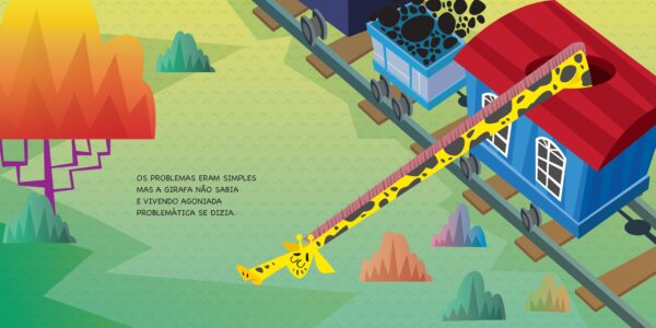 Livro Infantil A girafa Problemática - Imagem 4