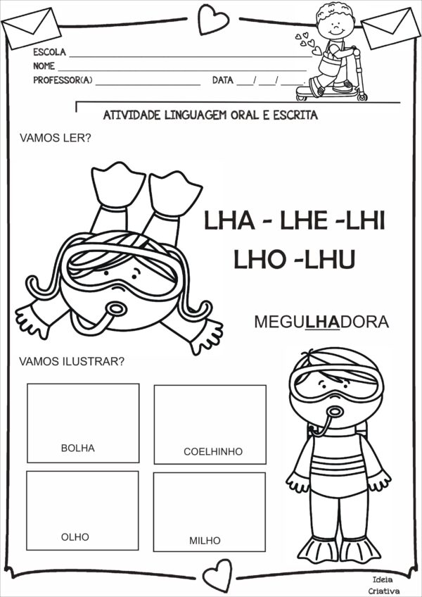 Atividade Correio das sílabas