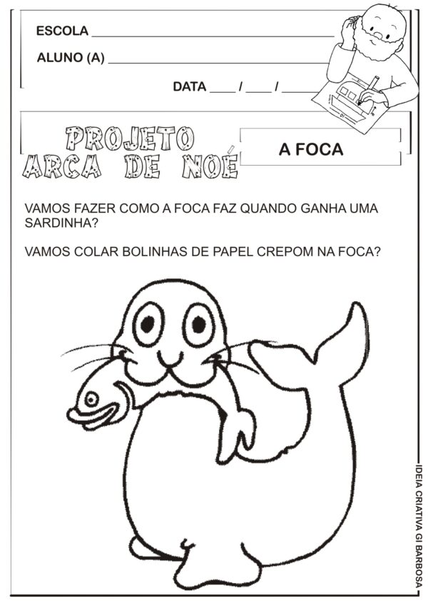 Atividades A Arca de Noé Educação Infantil - Imagem 3