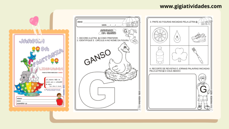 Cadernos de Atividades Pré I Linguagem
