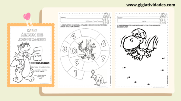 Atividades dinossauros educação infantil
